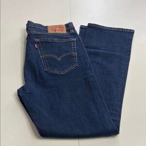 514 Levi's Men's Dark Blue Straight Jeans